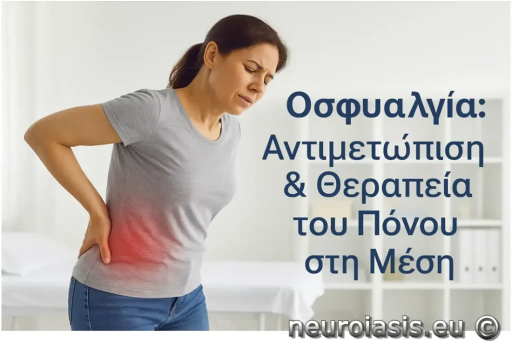 Οσφυαλγία: αντιμετώπιση και θεραπεία του πόνου στην μέση.