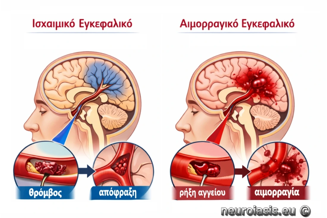 Εγκεφαλικό Επεισόδιο, ισχαιμικό και αιμορραγικό